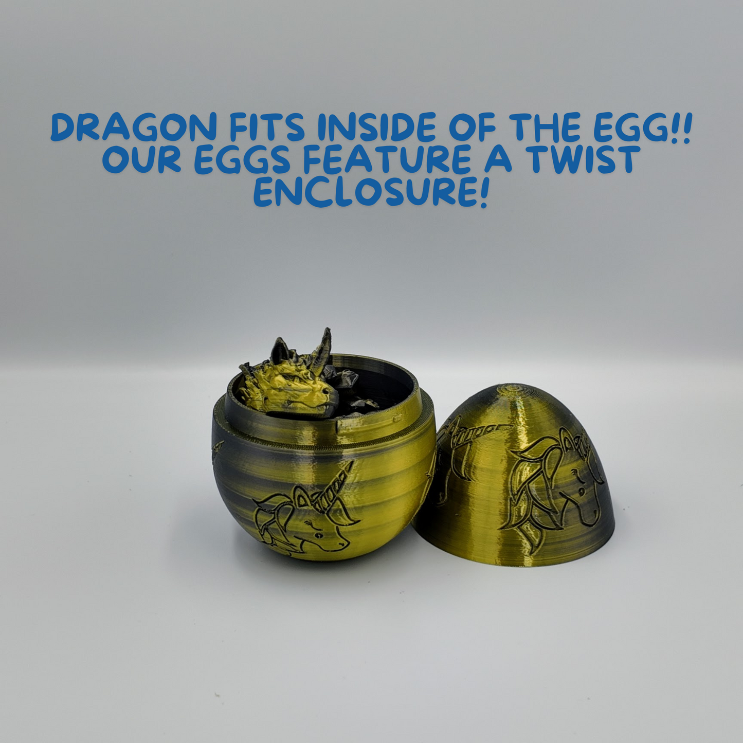 Unicorn Dragon Egg - 14.5" Dragons Articulating Joints - Unicorn Themed