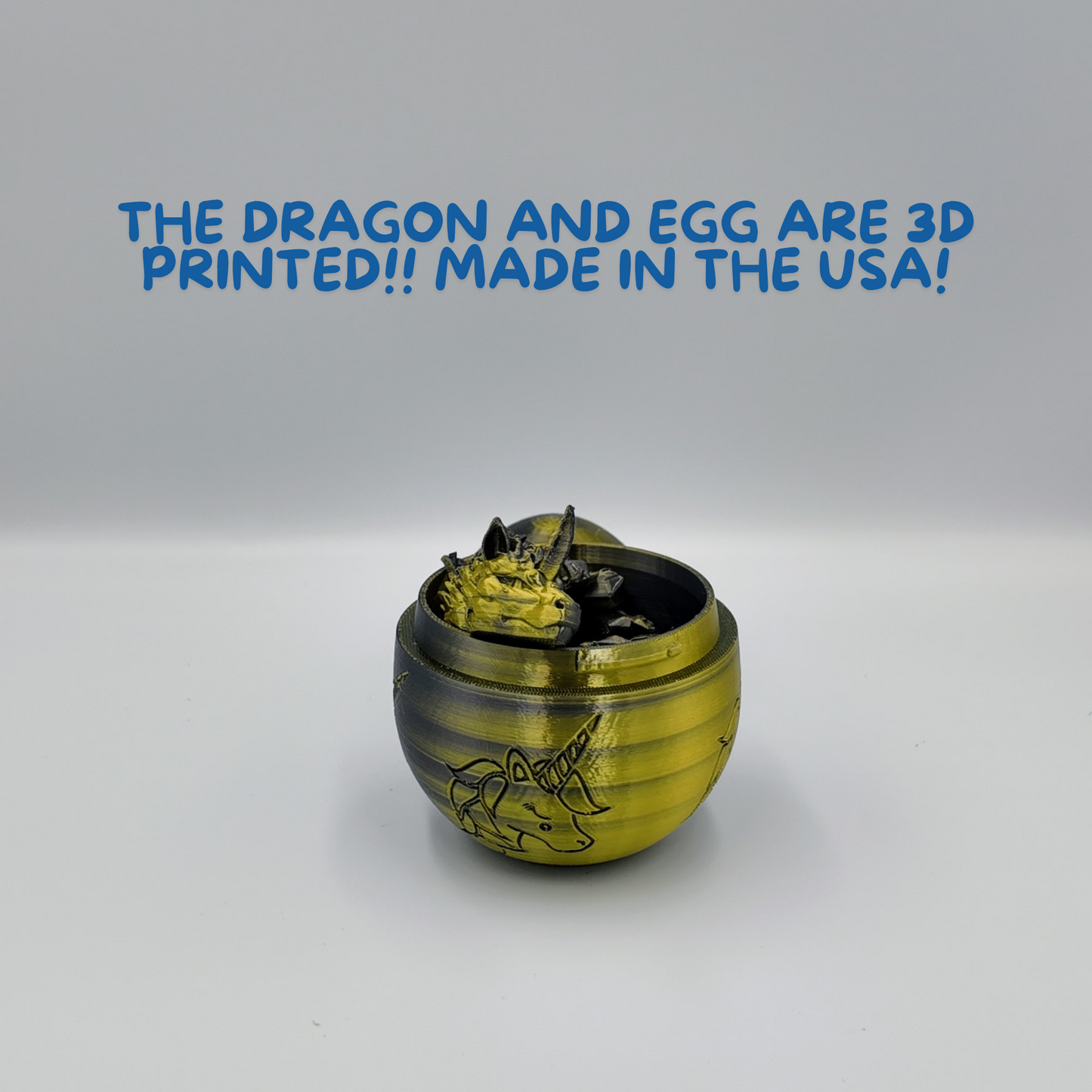 Unicorn Dragon Egg - 14.5" Dragons Articulating Joints - Unicorn Themed