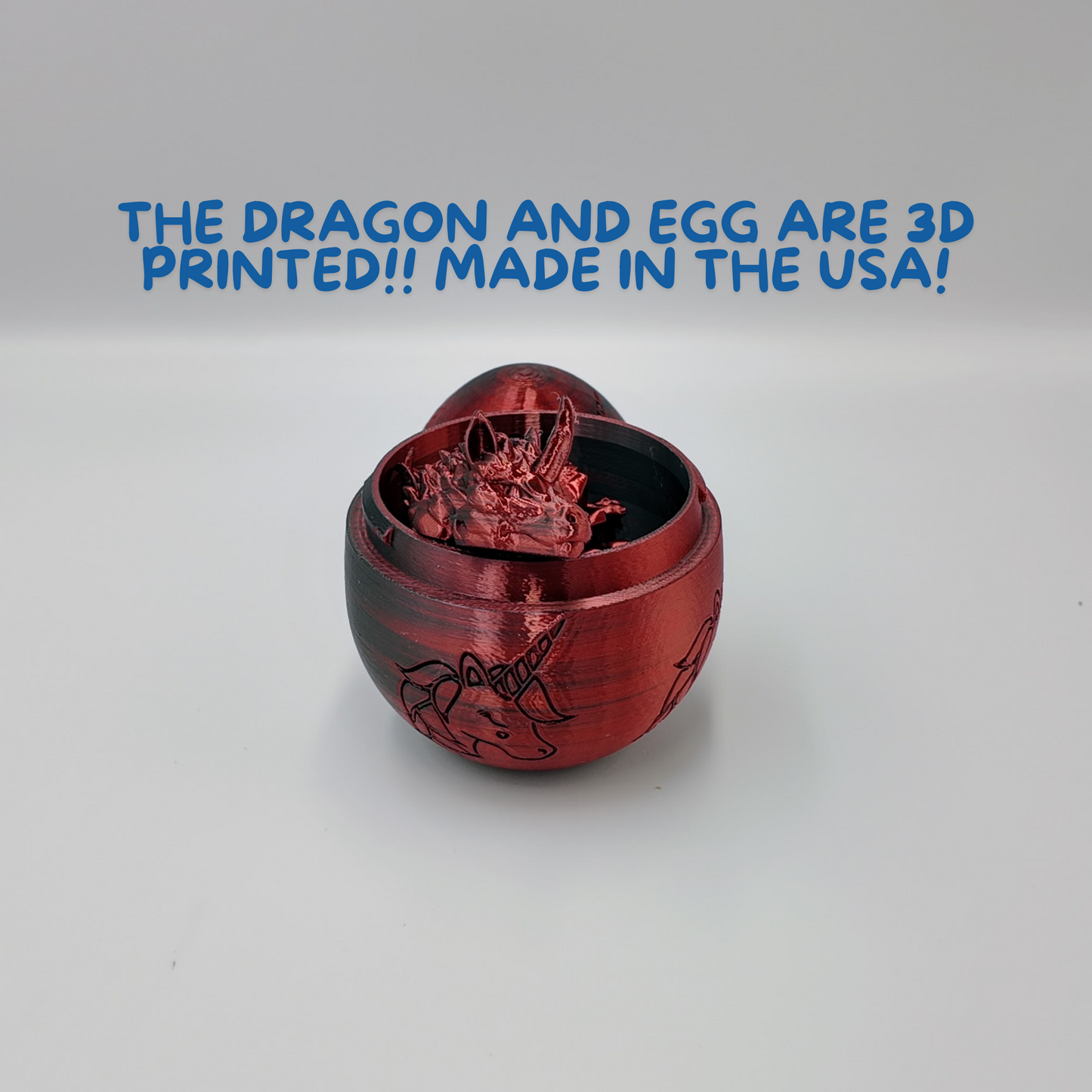 Unicorn Dragon Egg - 14.5" Dragons Articulating Joints - Unicorn Themed