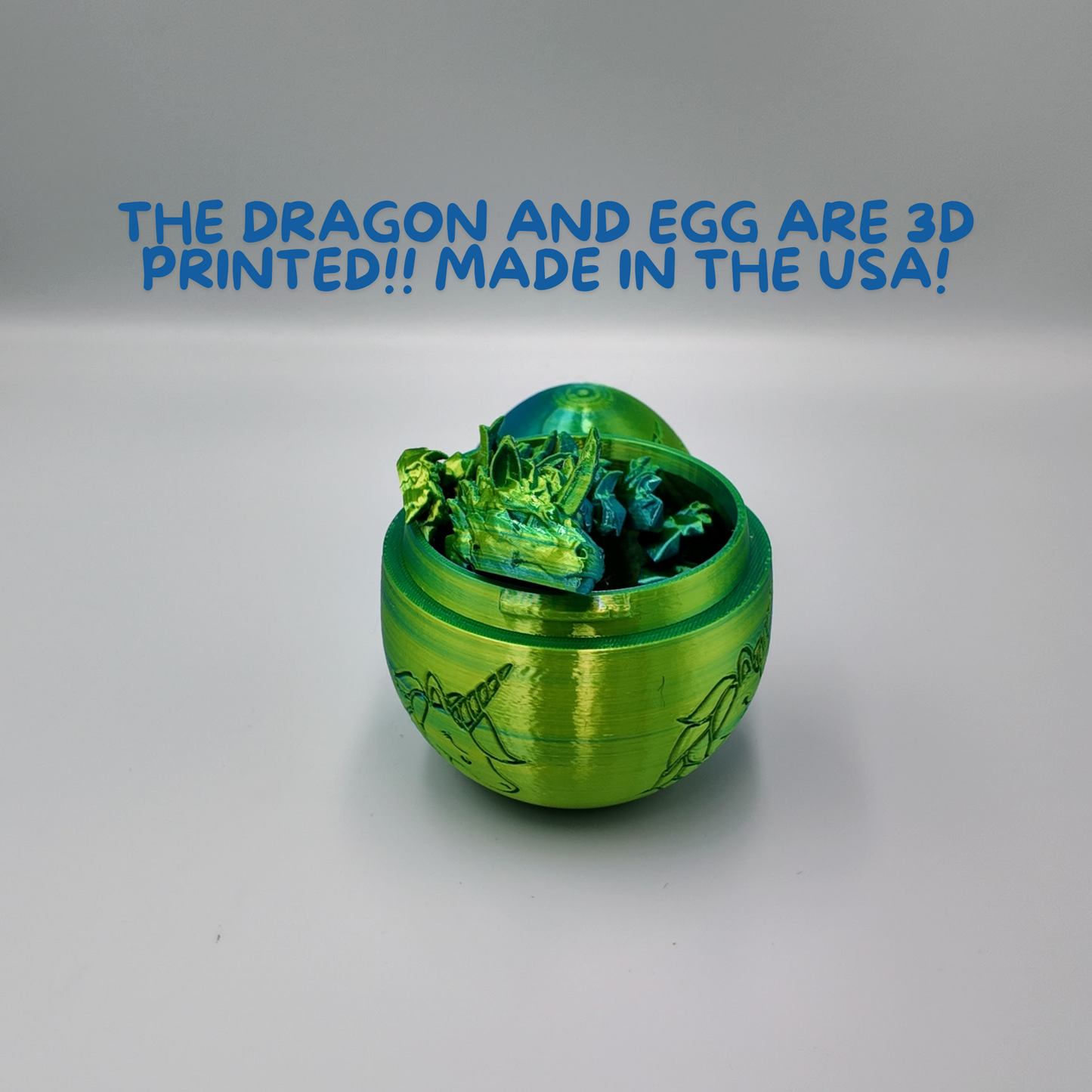 Unicorn Dragon Egg - 14.5" Dragons Articulating Joints - Unicorn Themed