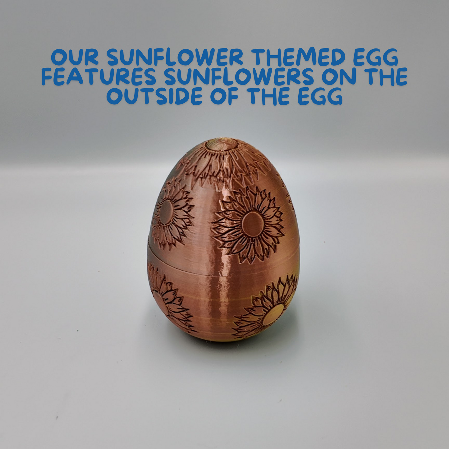 Sunflower Dragon Egg - 12.5" Dragons Articulating Joints - Sunflower Themed