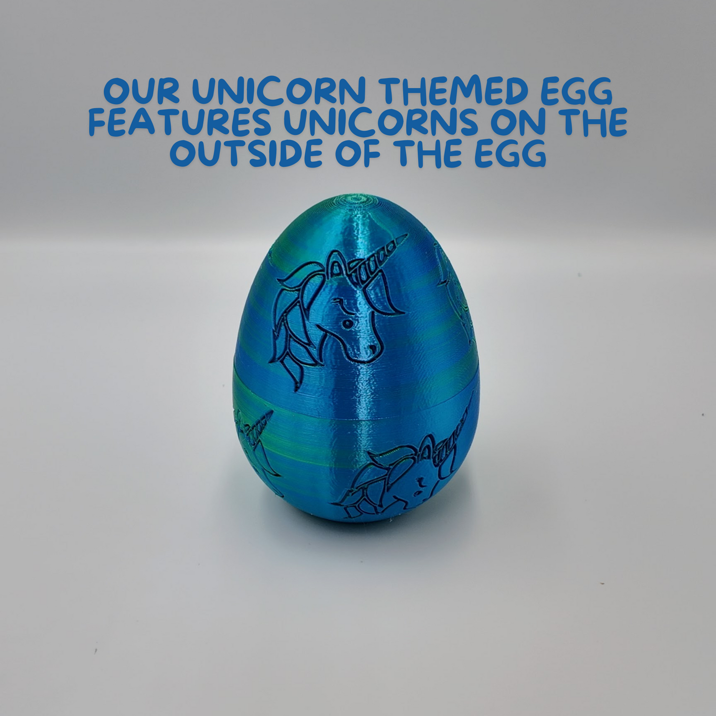 Unicorn Dragon Egg - 14.5" Dragons Articulating Joints - Unicorn Themed