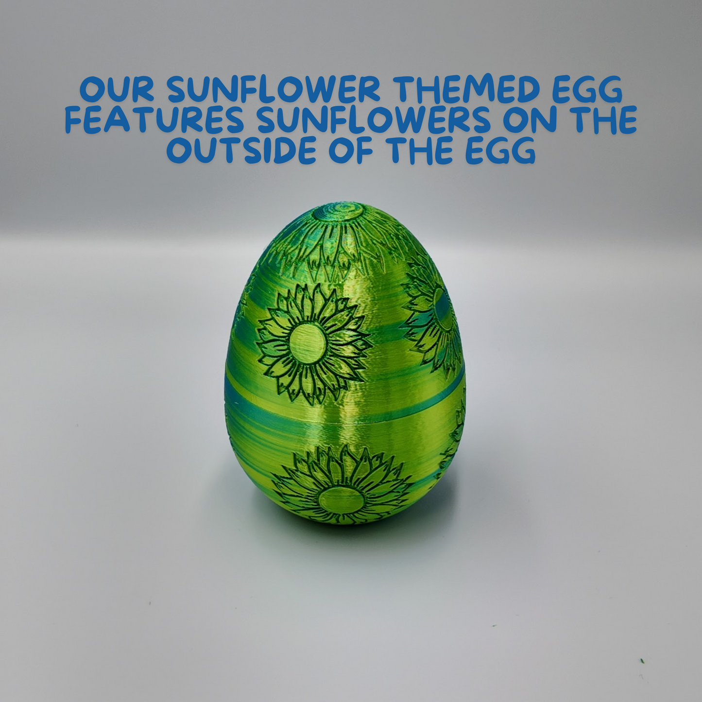 Sunflower Dragon Egg - 12.5" Dragons Articulating Joints - Sunflower Themed