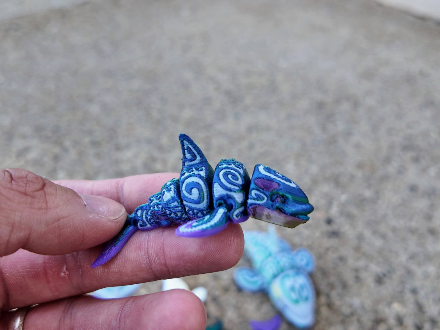 Tattooed Orca Articulating Fidget Toy