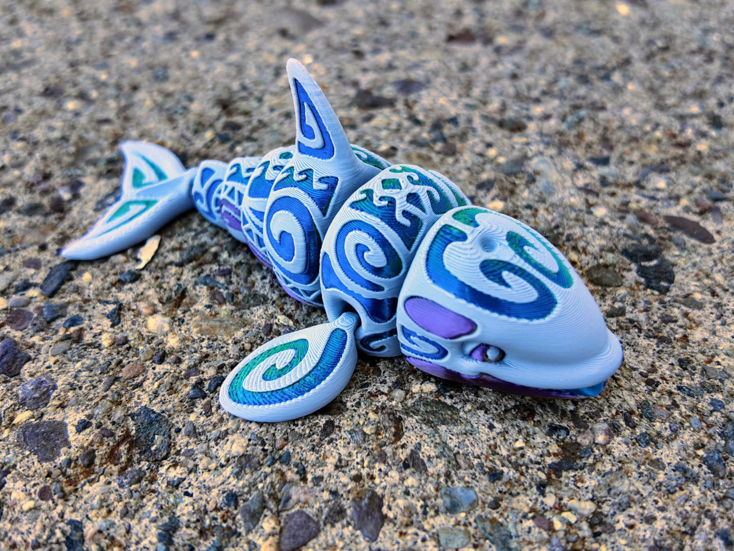 Tattooed Orca Articulating Fidget Toy