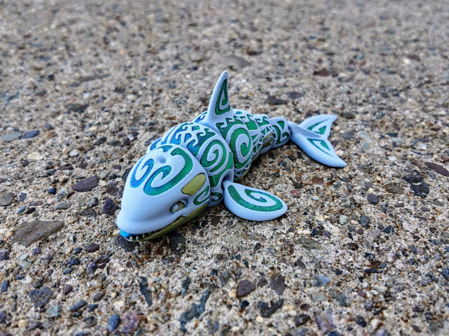 Tattooed Orca Articulating Fidget Toy