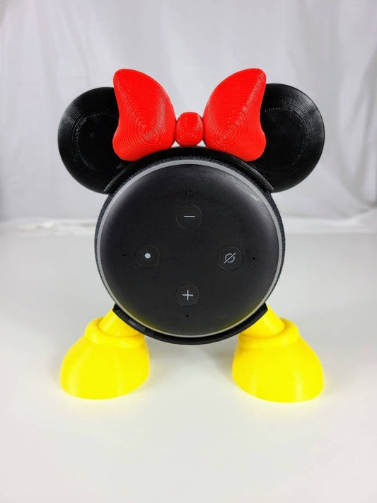 Mickey and Minnie Inspired Stand For Amazon Echo Dot