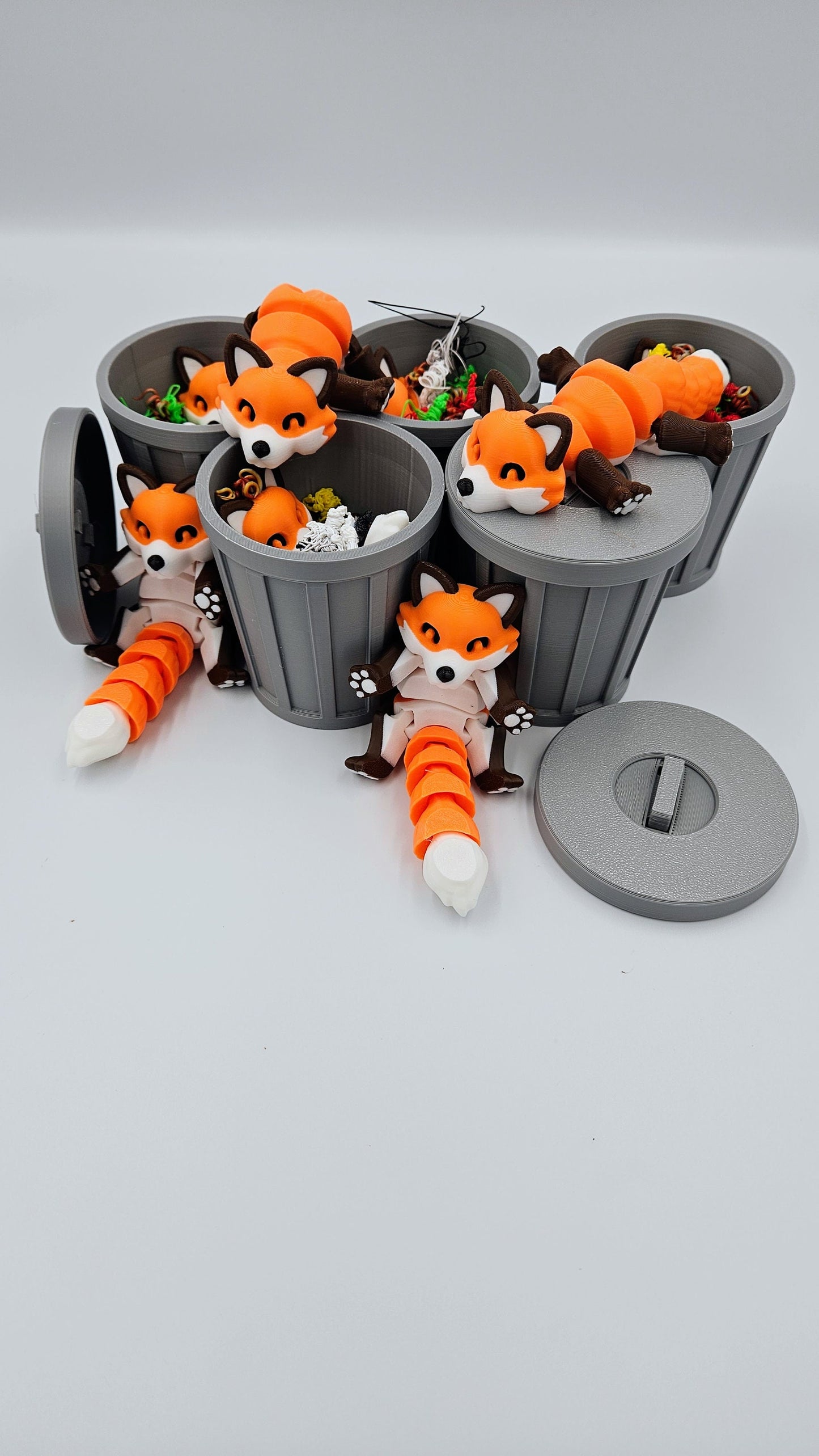 Trash Fox Articulating Fidget Toy