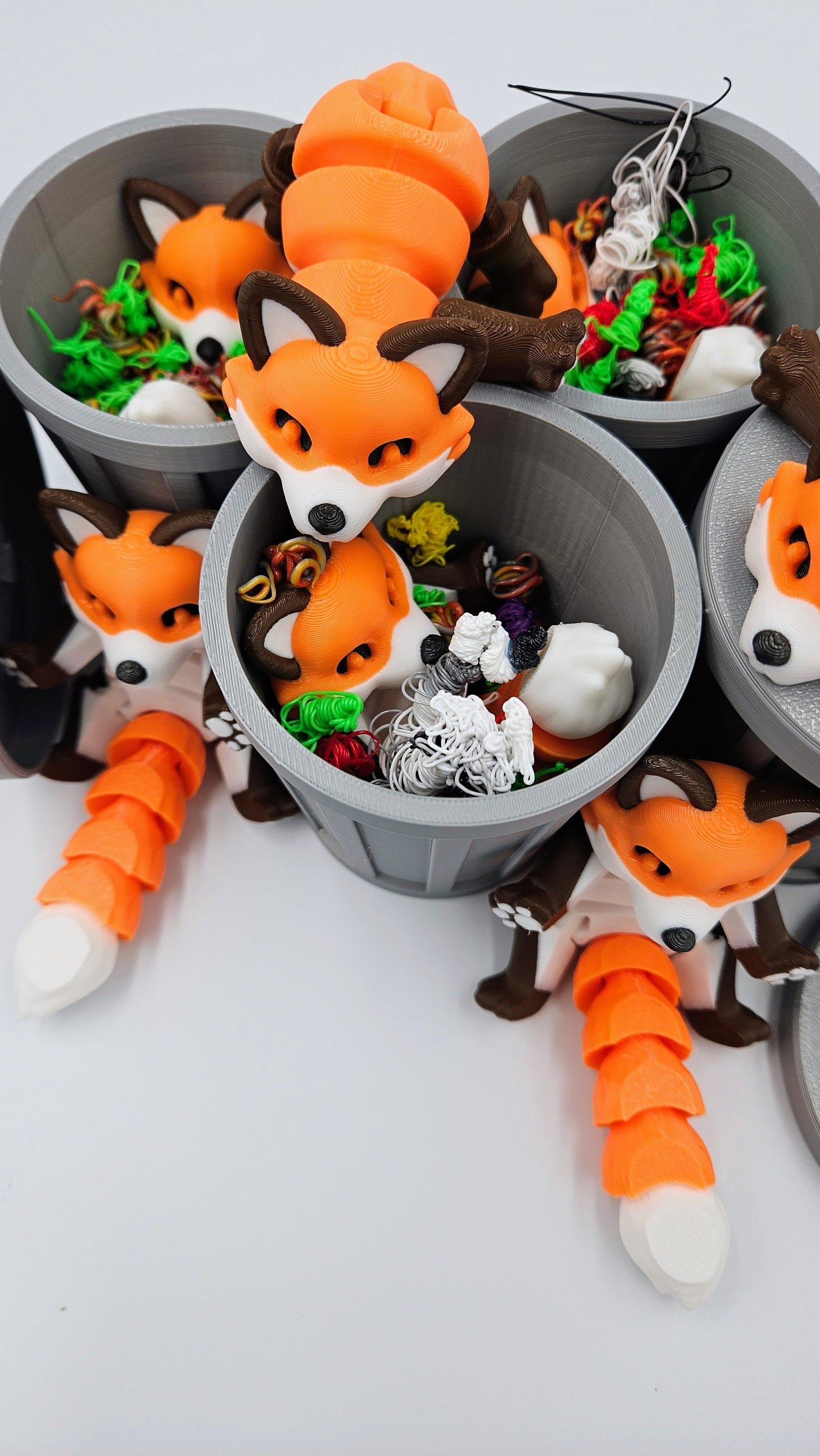 Trash Fox Articulating Fidget Toy