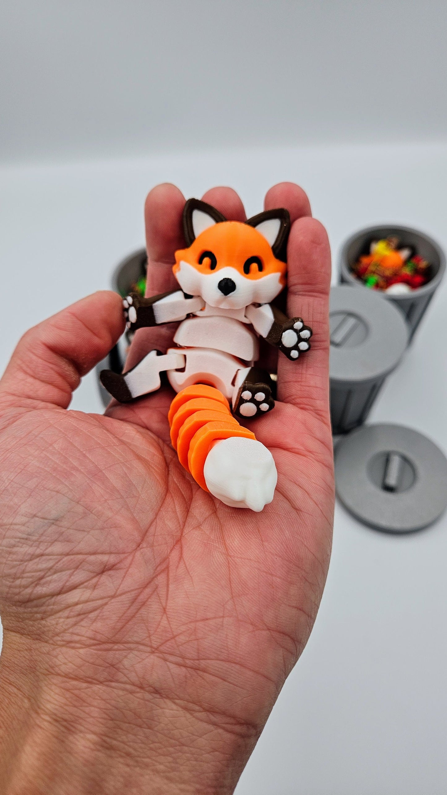 Trash Fox Articulating Fidget Toy