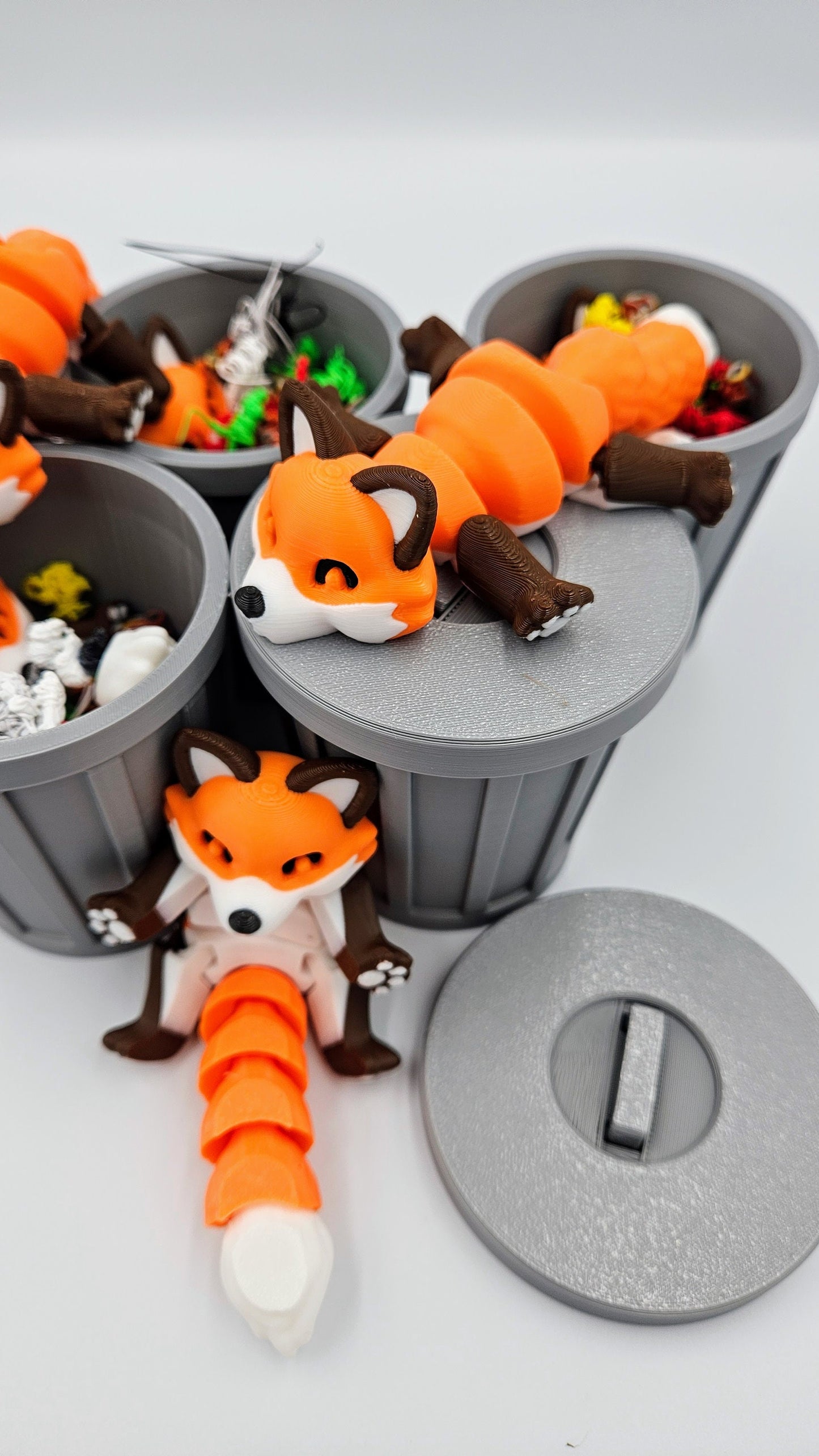 Trash Fox Articulating Fidget Toy