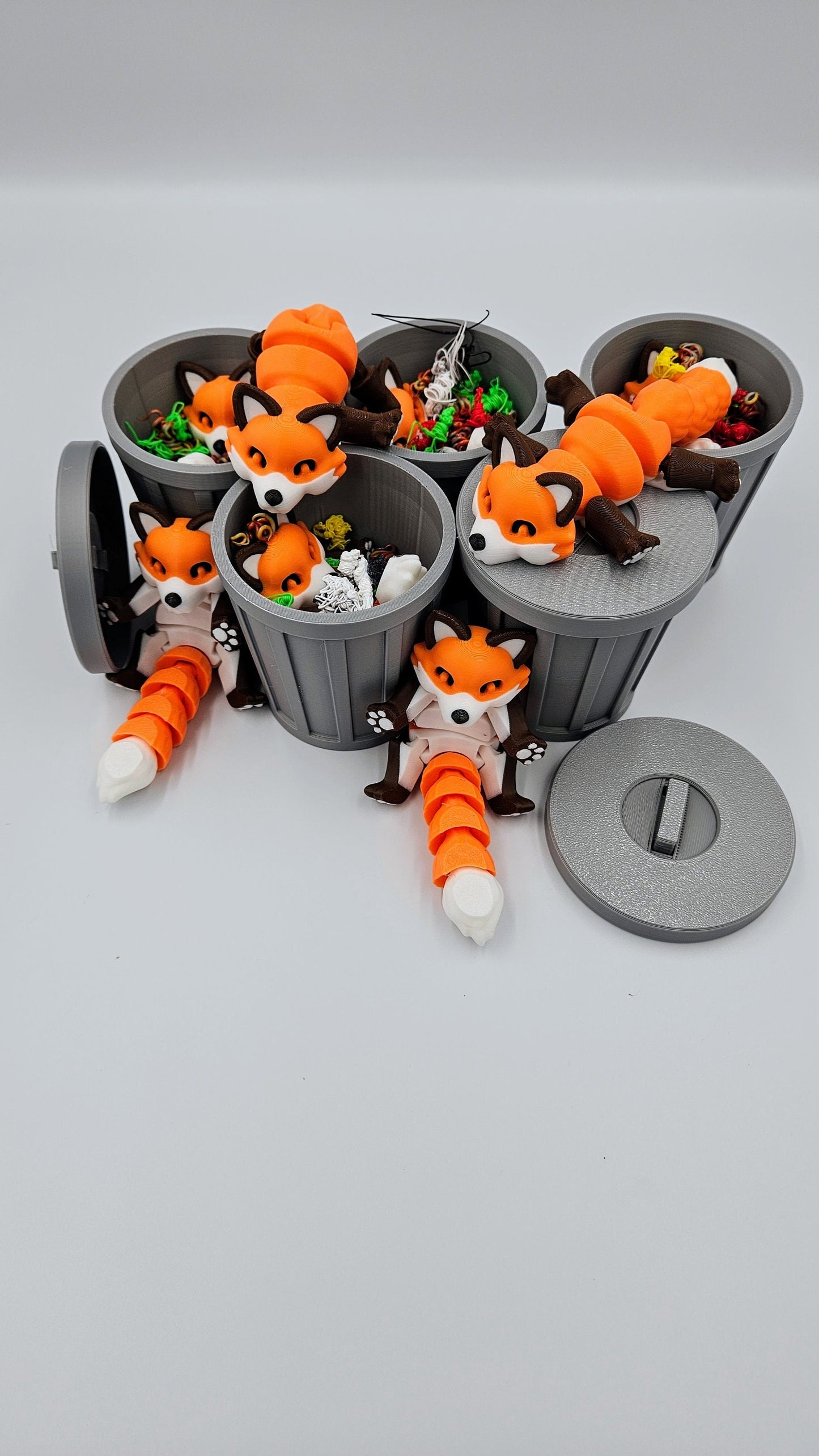 Trash Fox Articulating Fidget Toy